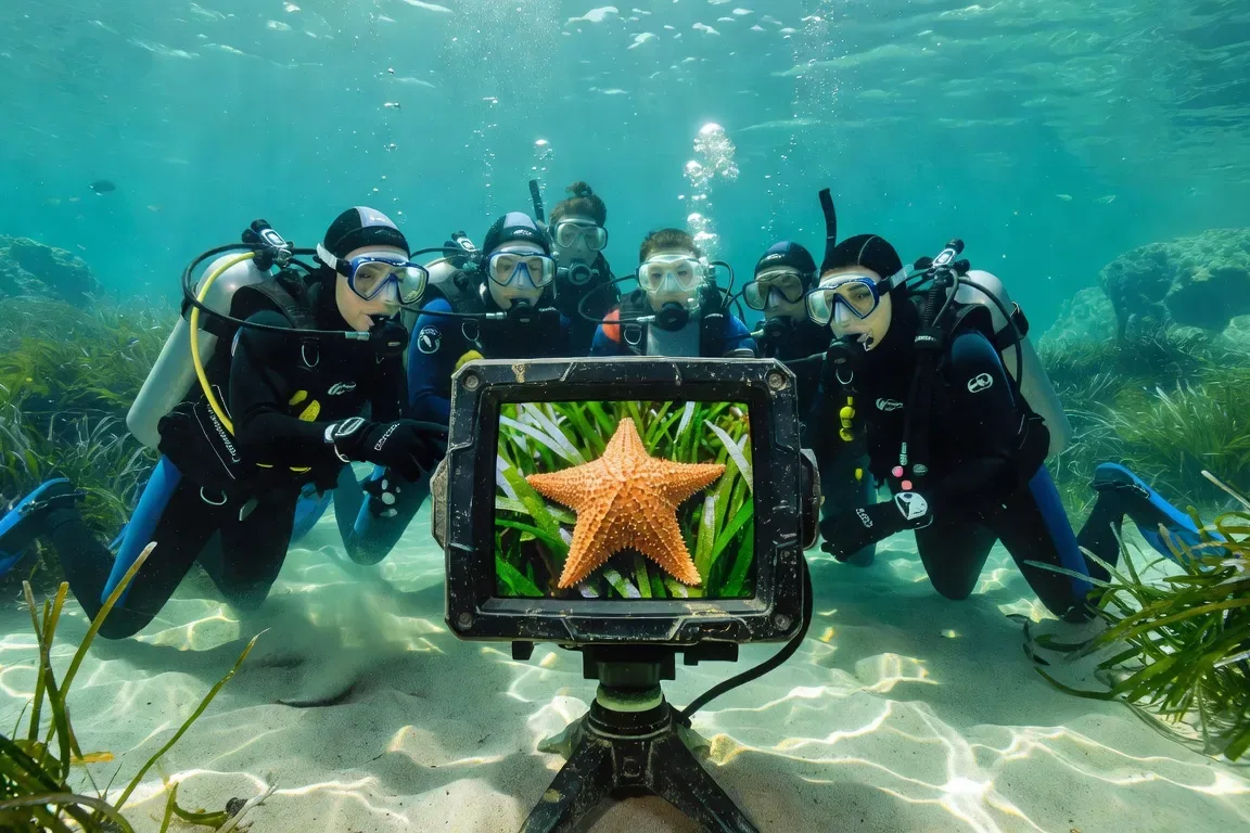 Snorkeling en famille dans les eaux peu profondes et transparentes des îles croates